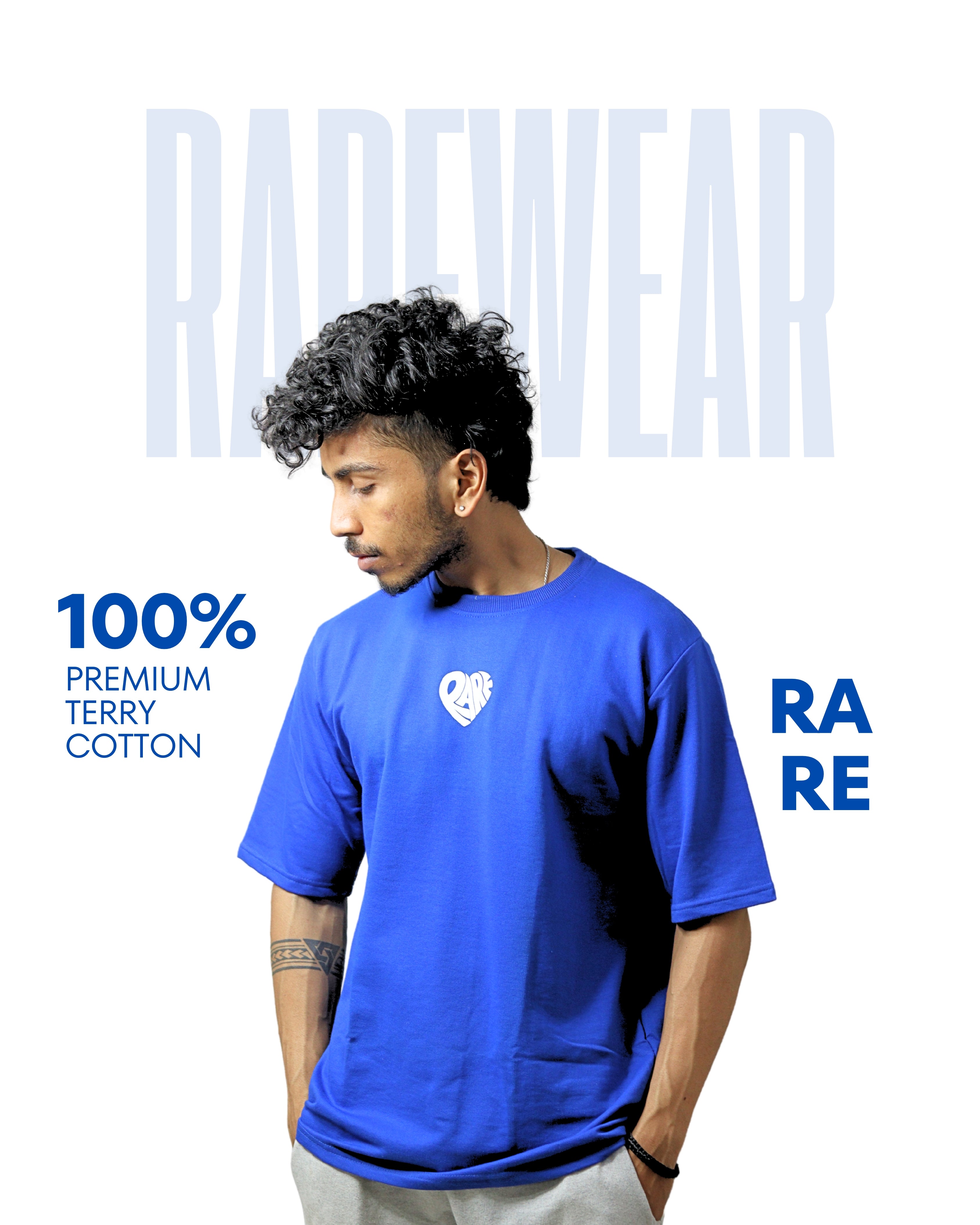 OVERSIZED FIT RARE GRAPHIC T-SHIRT