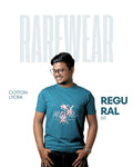 REGURAL FIT FLORAL PRINT T-SHIRT